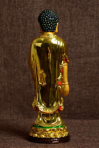 Statue Bouddha Shakyamuni<br> debout OR - [variant_title]