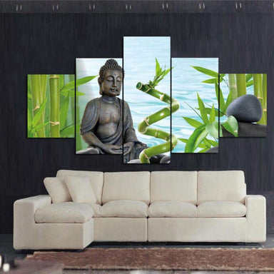 Tableau Bouddha<br> Bouddha de méditation Bambou - [variant_title]