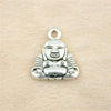 Pendentif Bouddha argent<br> Bouddha rieur (lot de 3pcs) - [variant_title]