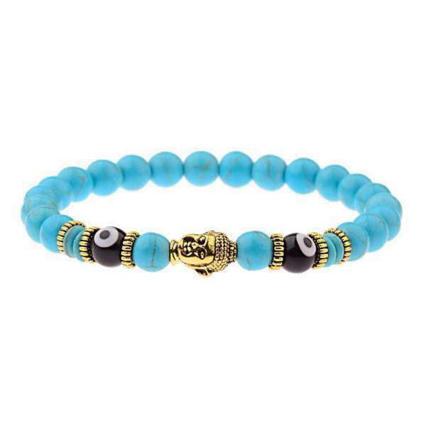 Bracelet Bouddha<br> Obsidienne Mauvais œil - 2