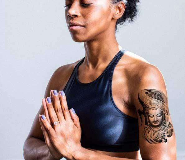 Tatouage Bouddha<br> Méditation Lotus - [variant_title]