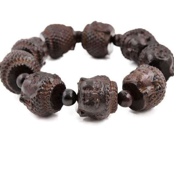 Bracelet Bouddha<br> Bois Naturel - [variant_title]
