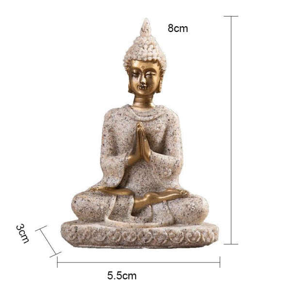 Statue Bouddha assis méditation(Grès) - [variant_title]