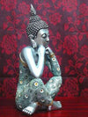 Statue Bouddha<br> assis au repos - Position du Lotus
