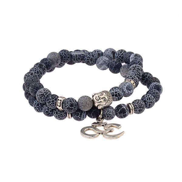Bracelet Bouddha<br> "Om" symbole Bouddhisme - 10