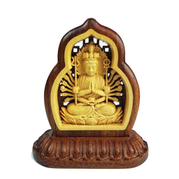 Statue Bouddha<br> Double face Bouddha Avalokiteshvara - [variant_title]