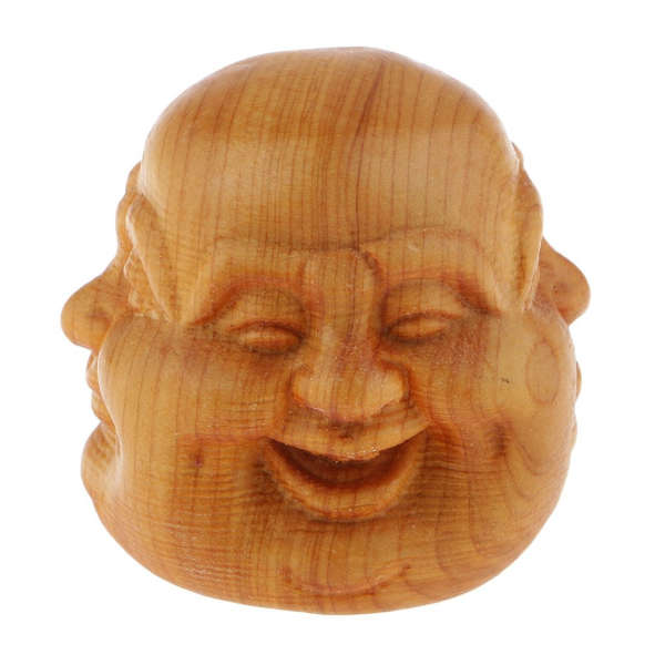 Statue Bouddha<br> Quatre visages en bois - [variant_title]