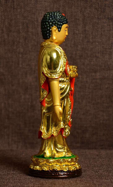Statue Bouddha Shakyamuni<br> debout OR - [variant_title]