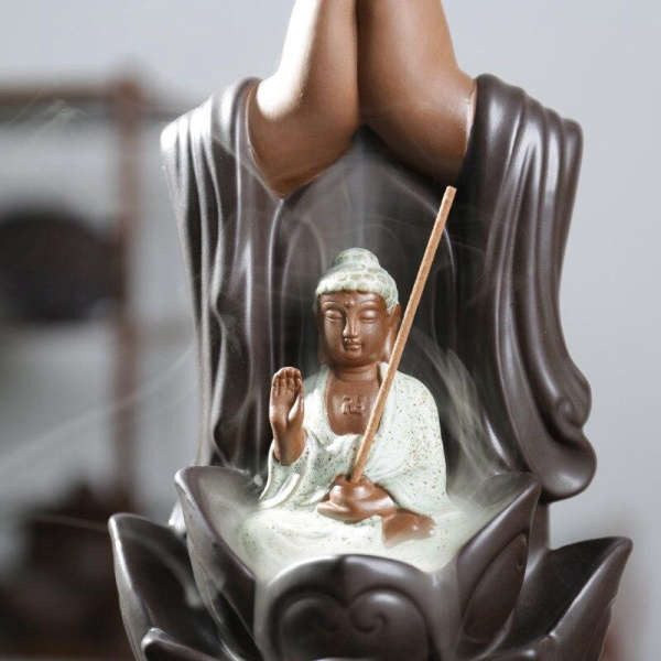 Porte Encens Bouddha<br> Fleur de Lotus - [variant_title]