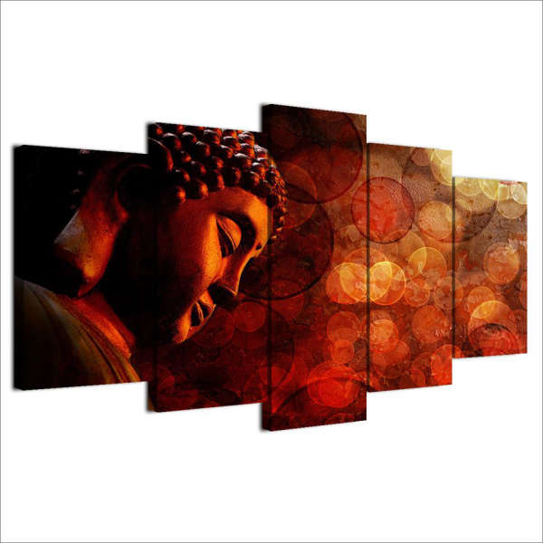 Tableau Bouddha <br> Statue Bouddha méditation rouge - [variant_title]
