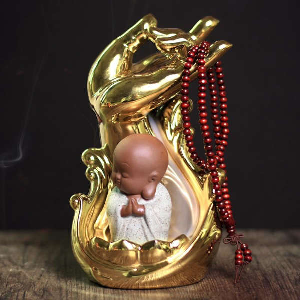 Porte Encens Bouddha<br> Main de Bouddha dorée - [variant_title]