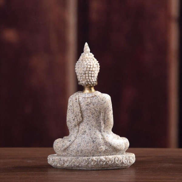 Statue Bouddha assis méditation(Grès) - [variant_title]