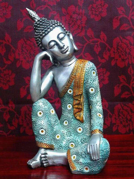 Statue Bouddha<br> assis au repos - [variant_title]