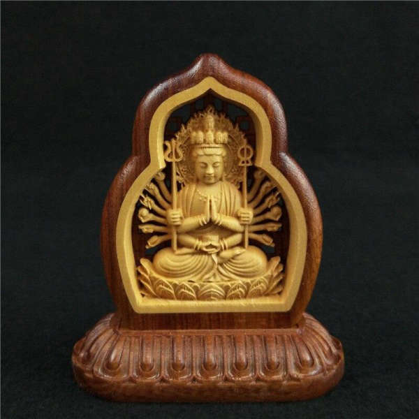 Statue Bouddha<br> Double face Bouddha Avalokiteshvara - [variant_title]