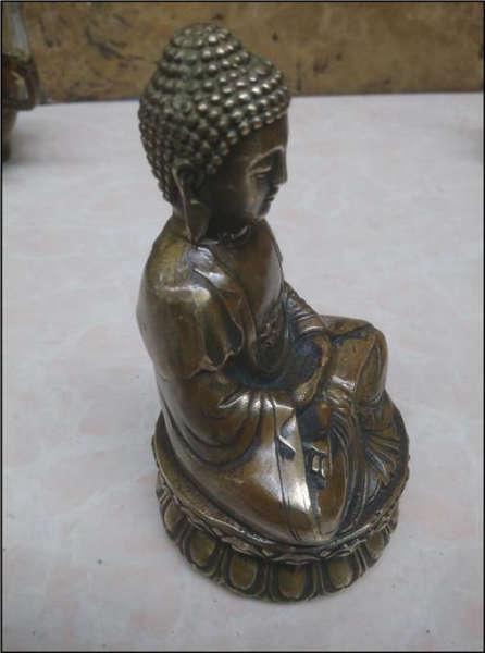 Statue Bouddha Shakyamuni<br> position du Lotus - [variant_title]