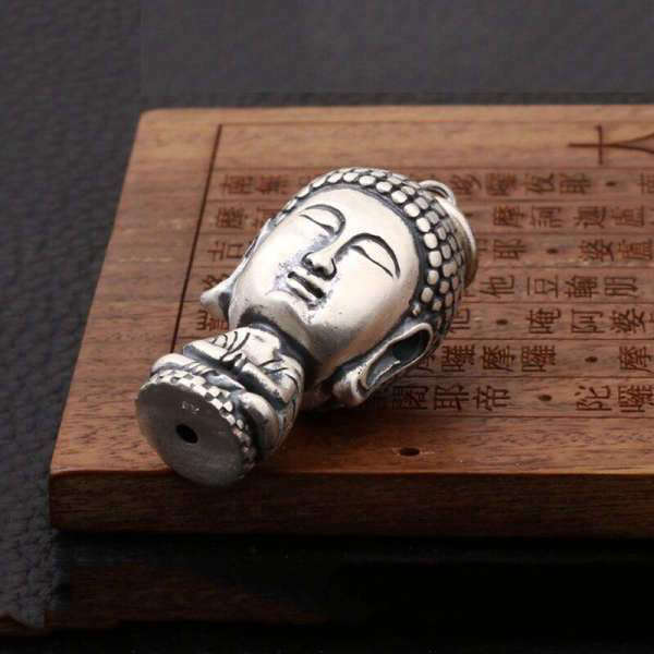 Pendentif Bouddha<br> Thaïlandais Argent Massif - [variant_title]