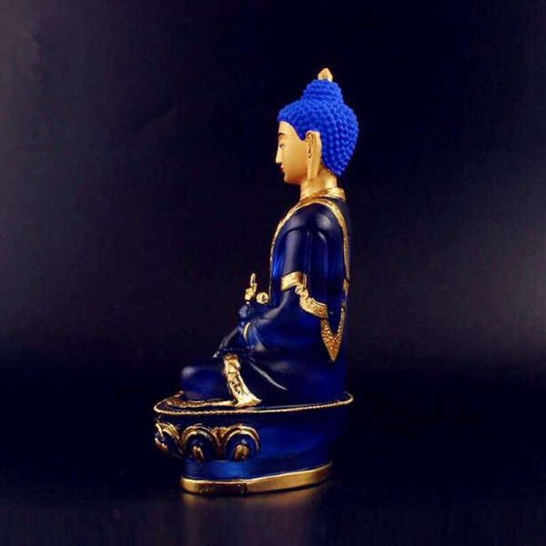 Statue Bouddha<br> Bleu de médecine - [variant_title]