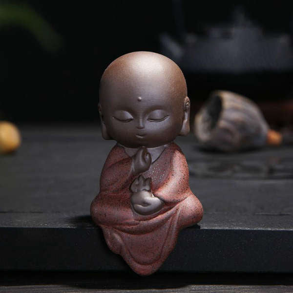 Statue Bouddha petit moine Bouddhiste - 6