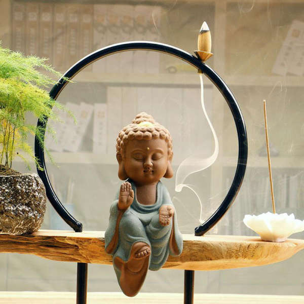 Porte Encens Bouddha<br> Caricature Bouddha Protecteur - [variant_title]