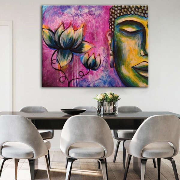 Tableau Bouddha <br>Lotus Rose - [variant_title]