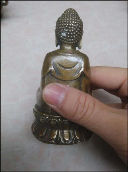 Statue Bouddha Shakyamuni<br> position du Lotus - [variant_title]