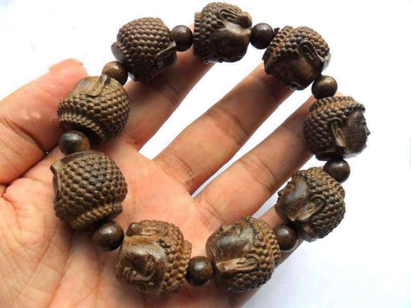 Bracelet Bouddha<br> Bois Naturel - [variant_title]