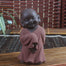 Statue Bouddha<br> Moine Bouddhiste dansant - Rouge