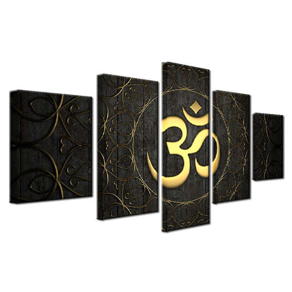 Tableau Bouddha<br> symbole OM doré - [variant_title]
