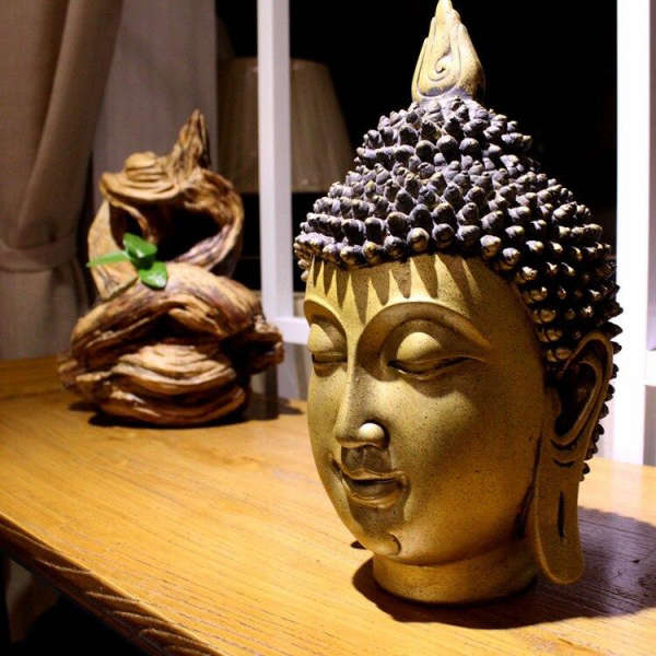 Statue Bouddha<br> Tête de Bouddha Bronze - [variant_title]