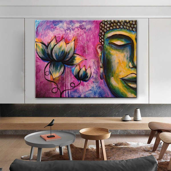 Tableau Bouddha <br>Lotus Rose - [variant_title]