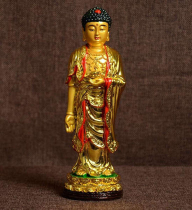 Statue Bouddha Shakyamuni<br> debout OR - [variant_title]