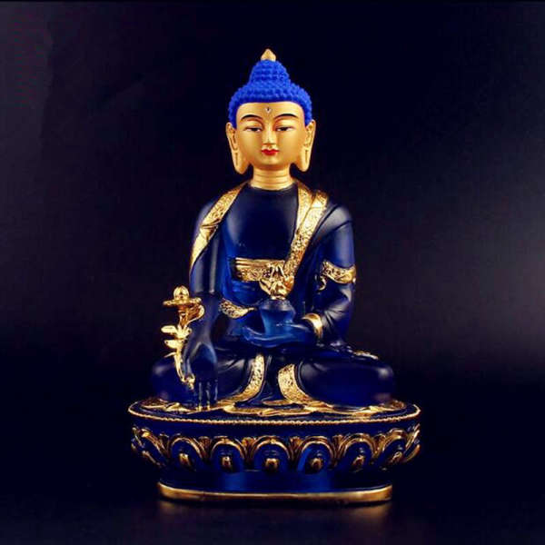 Statue Bouddha<br> Bleu de médecine - [variant_title]