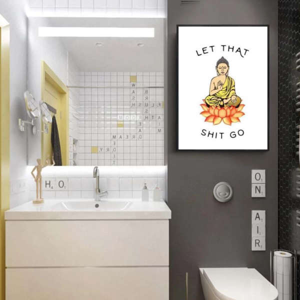 Tableau Bouddha<br> Citation humoristique - [variant_title]