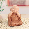 Statue Bouddha<br> Moine Bouddhiste coloré - 6