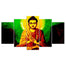 Tableau Bouddha<br> Dharmachakra vert et jaune - [variant_title]
