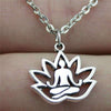 Pendentif Bouddha<br> Position du Lotus - 1