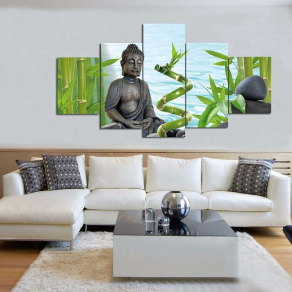 Tableau Bouddha<br> Bouddha de méditation Bambou - [variant_title]