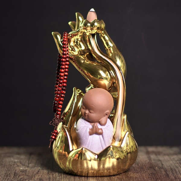 Porte Encens Bouddha<br> Main de Bouddha dorée - [variant_title]