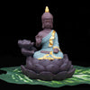 Porte Encens Bouddha<br> Bouddha Protecteur - Bleu Pâle