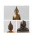 Statue Bouddha<br> Appel de la terre peinte à la main - [variant_title]