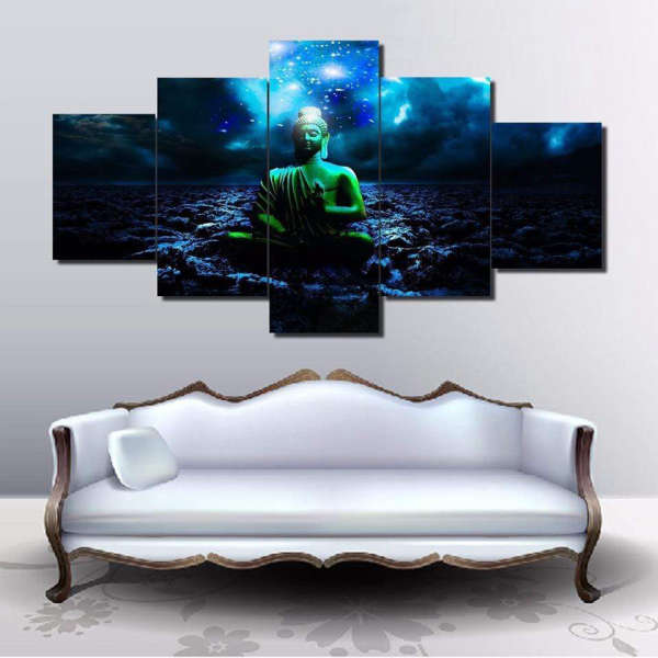 Tableau Bouddha<br> Bouddha de méditation univers - [variant_title]