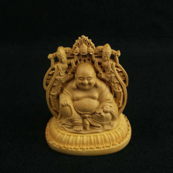 Statue Bouddha<br> Double face Bouddha rieur - [variant_title]