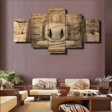 Tableau Bouddha<br> Statue Bouddha méditation - PETIT / Sans cadre