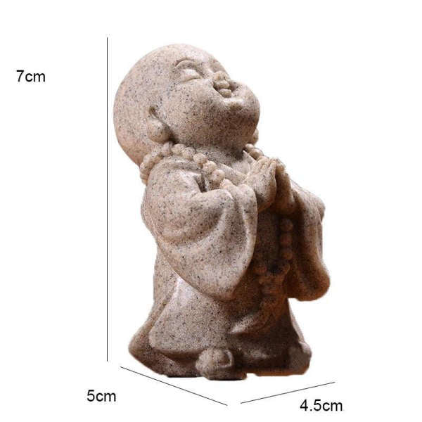 Statue Bouddha<br> Bouddha rieur prière - [variant_title]