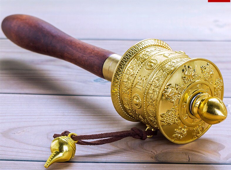 Moulin à prière<br> Bouddhiste six syllabes