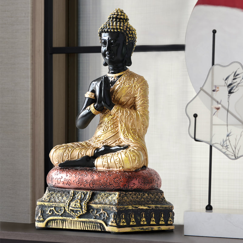 Buddha Statues Thailand for Garden office home Decor Desk ornament fengshui hindu sitting Buddha figurine Decoration - [variant_title]