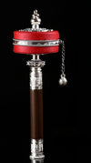 Prayer wheel <br> Buddhist six syllables leather