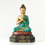 Buddha Statues Thailand for Garden office home Decor Desk ornament fengshui hindu sitting Buddha figurine Decoration - Green with Gold