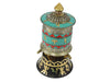 Prayer wheel <br> Buddhist turquoise