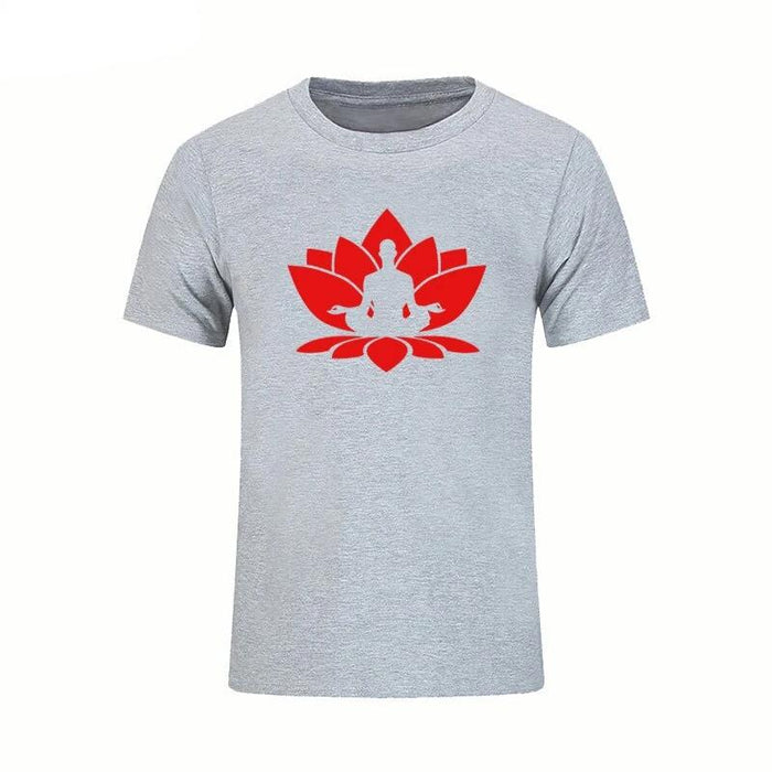 T-shirt Bouddha<br> Fleur de Lotus méditation - [variant_title]